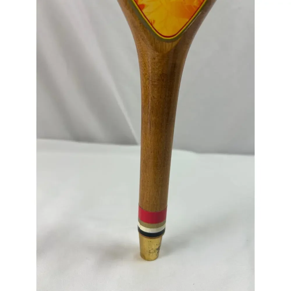 Leinenkugels Autumn Gold Lager Wood Beer Tap Handle Vintage Wisconsin Breweriana